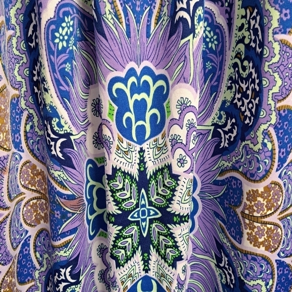 Strapless Multi Colored Maxi Dress - Picture 2 of 7